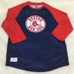 Boston Red Sox women’s 3/4” sleeve top size medium